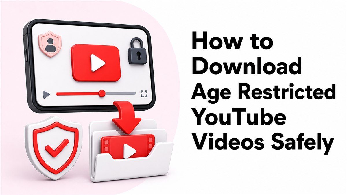 How to Download Age Restricted YouTube Videos Youtube Downloader